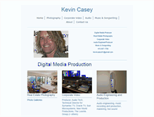 Tablet Screenshot of kevincaseymedia.com
